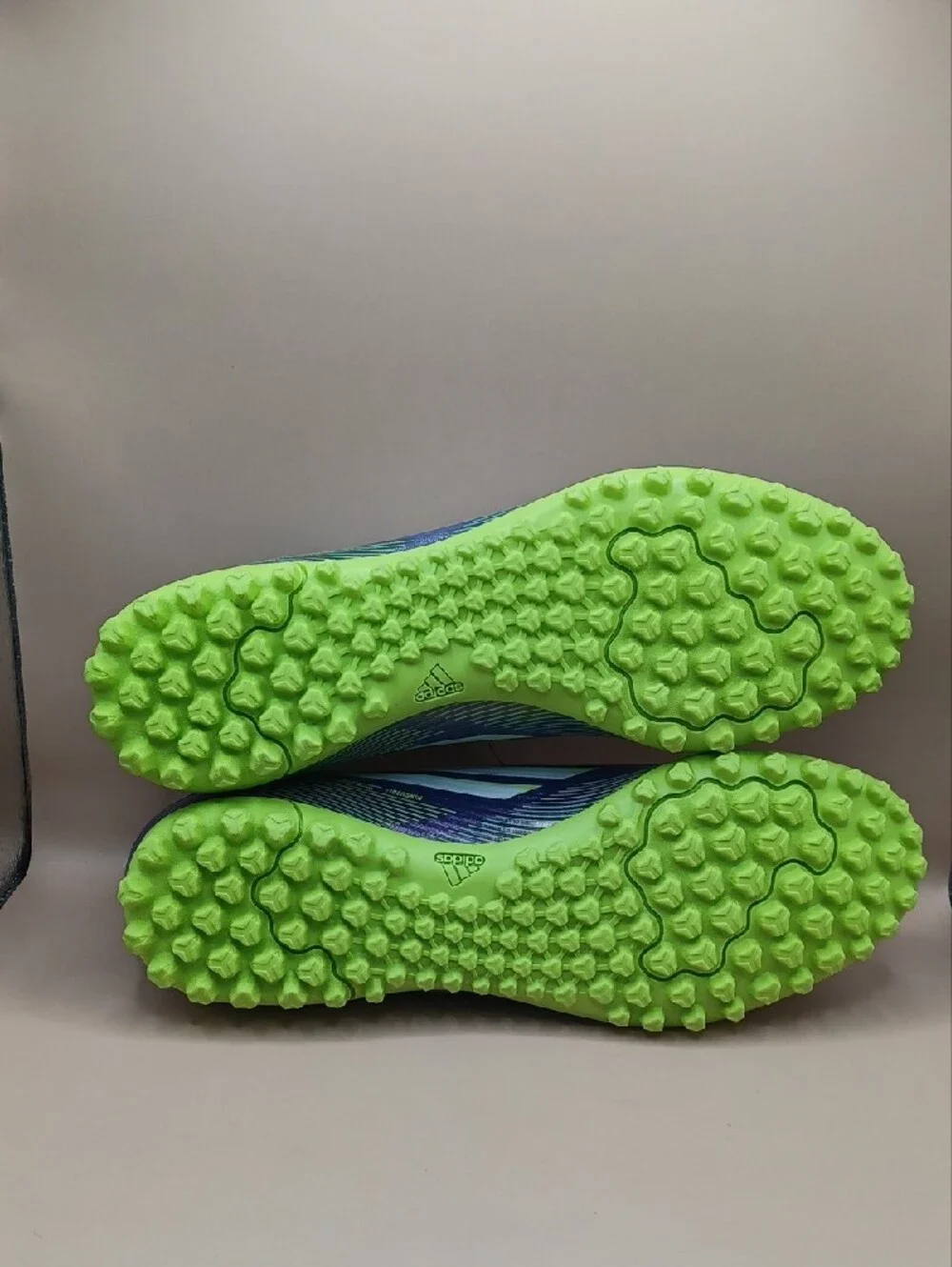 NWOB Adidas F50 Club Series TF Soccer Cleats-Purple/Green Men Size 8.5 US